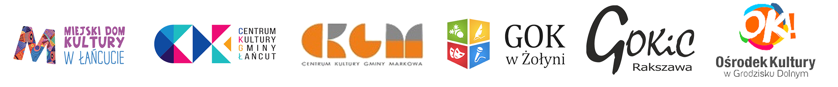 Zestawienie logotypów partnerów i sponsorów Festiwalu